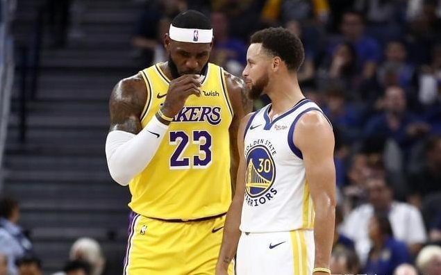 NBA常规赛收官战，詹姆斯三双领衔，湖人险胜勇士锁定西部第三